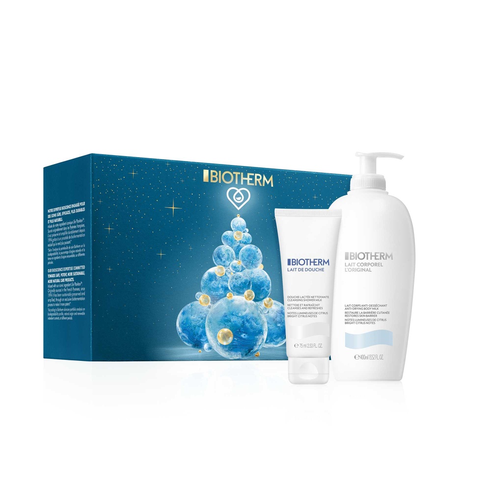 Biotherm Coffret Noël Lait Corporel L'Original Un coffret pour une peau hydratée et douce