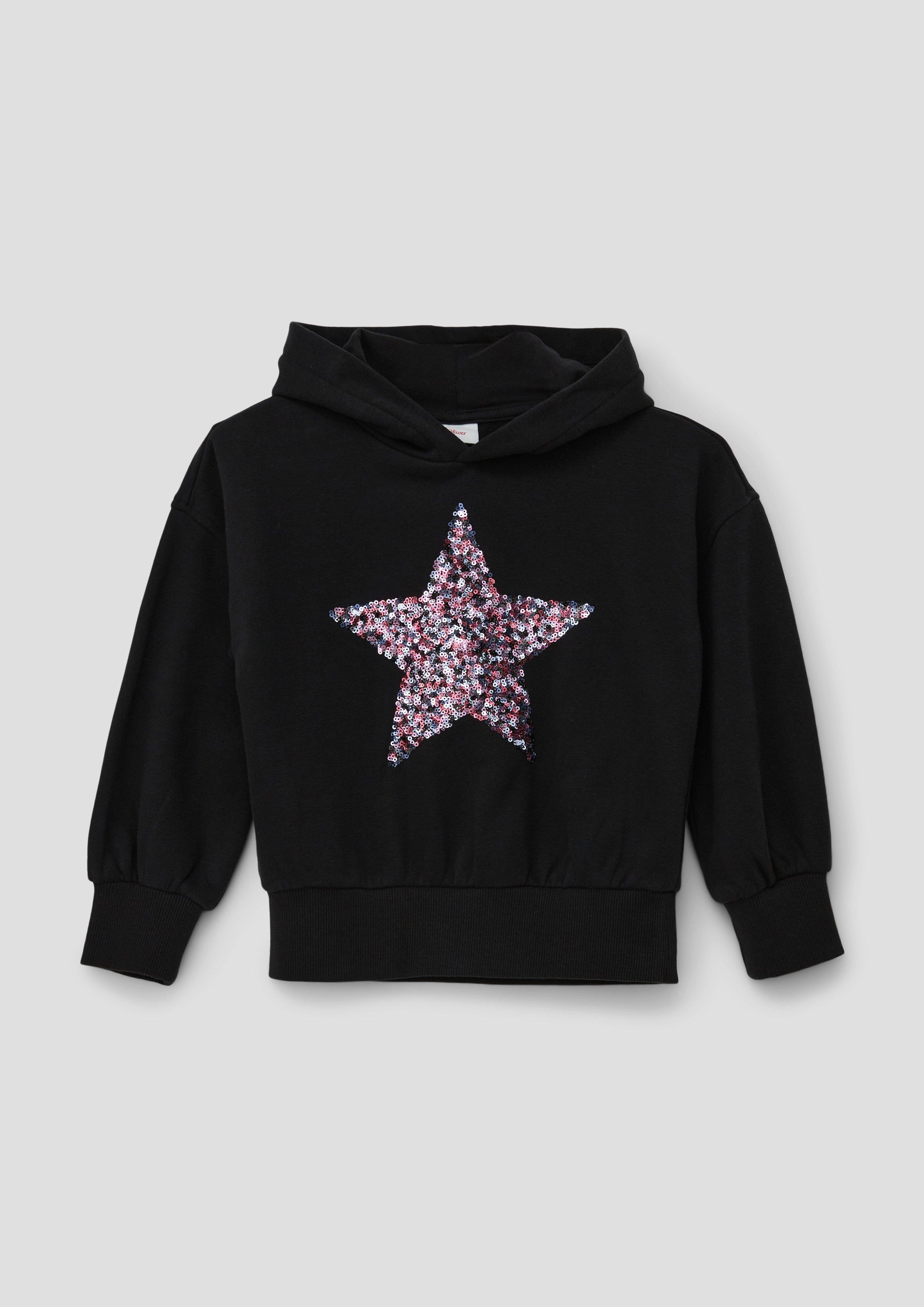 Sweatshirt mit Pailletten-Stern  2137360-9999