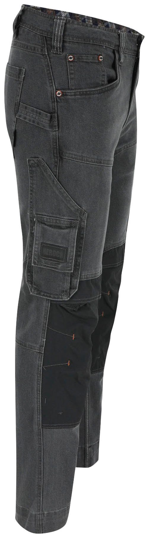 Herock Arbeitshose Sphinx Hoses Stretch-Jeanshose, mehreren Taschen, mit Coolmax® und Thermolite®