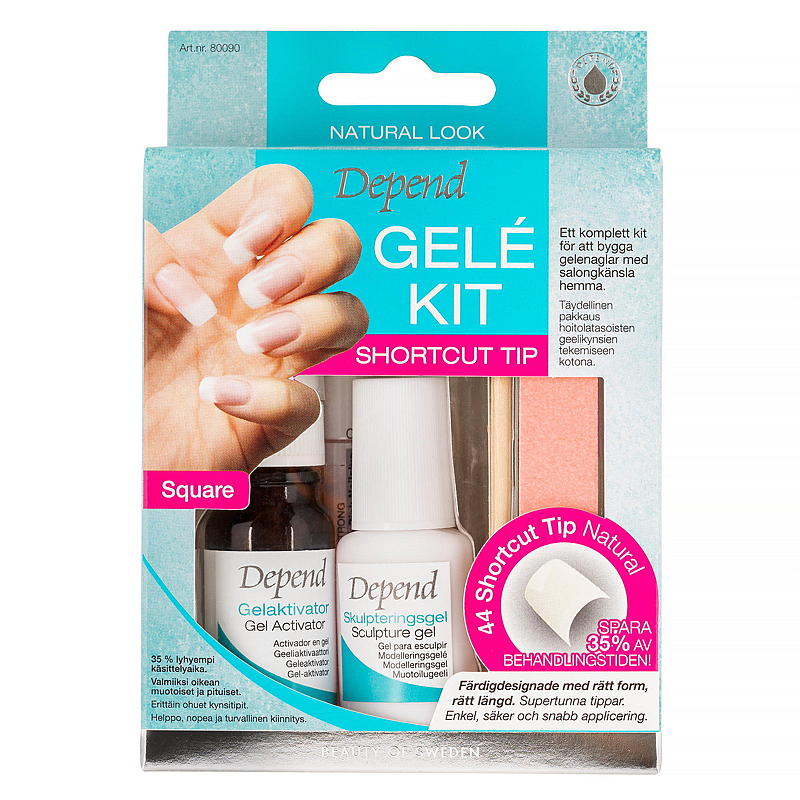 Depend Løsnegler gelekit french/natural look