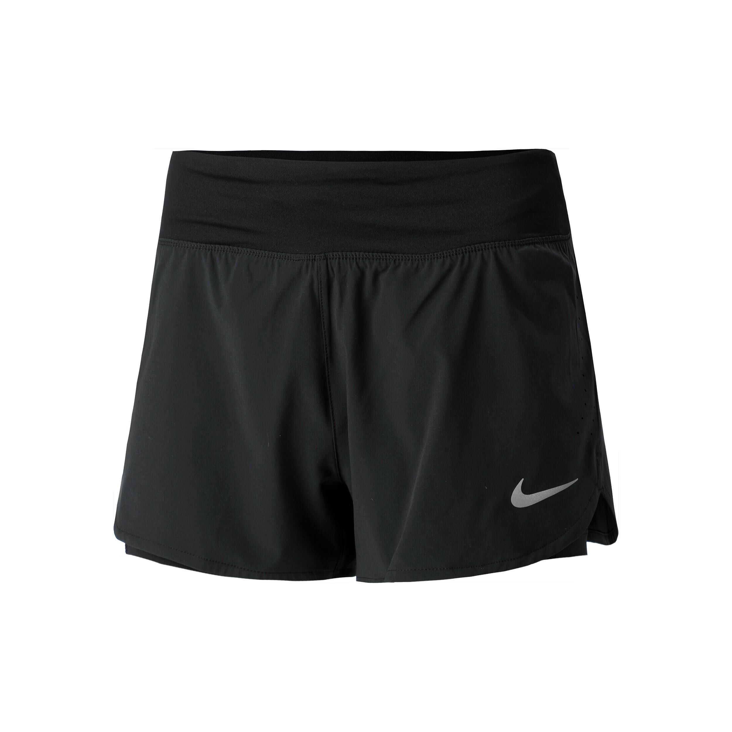 Eclipse 2in1 Shorts Damen - Schwarz, Silber