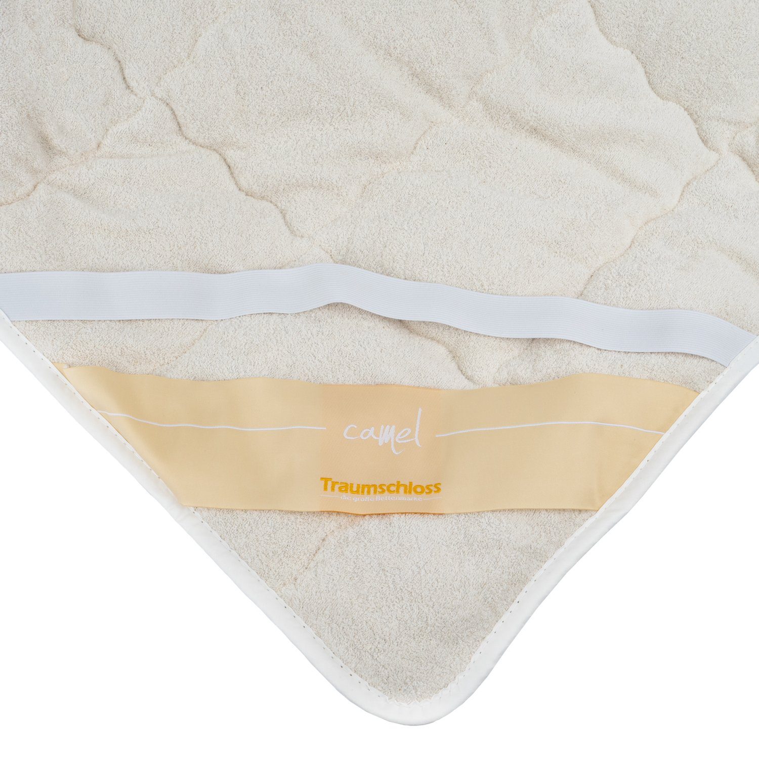 Matratzenauflage Camel Traumschloss, Unterbett mit 4 Eckspanngummis