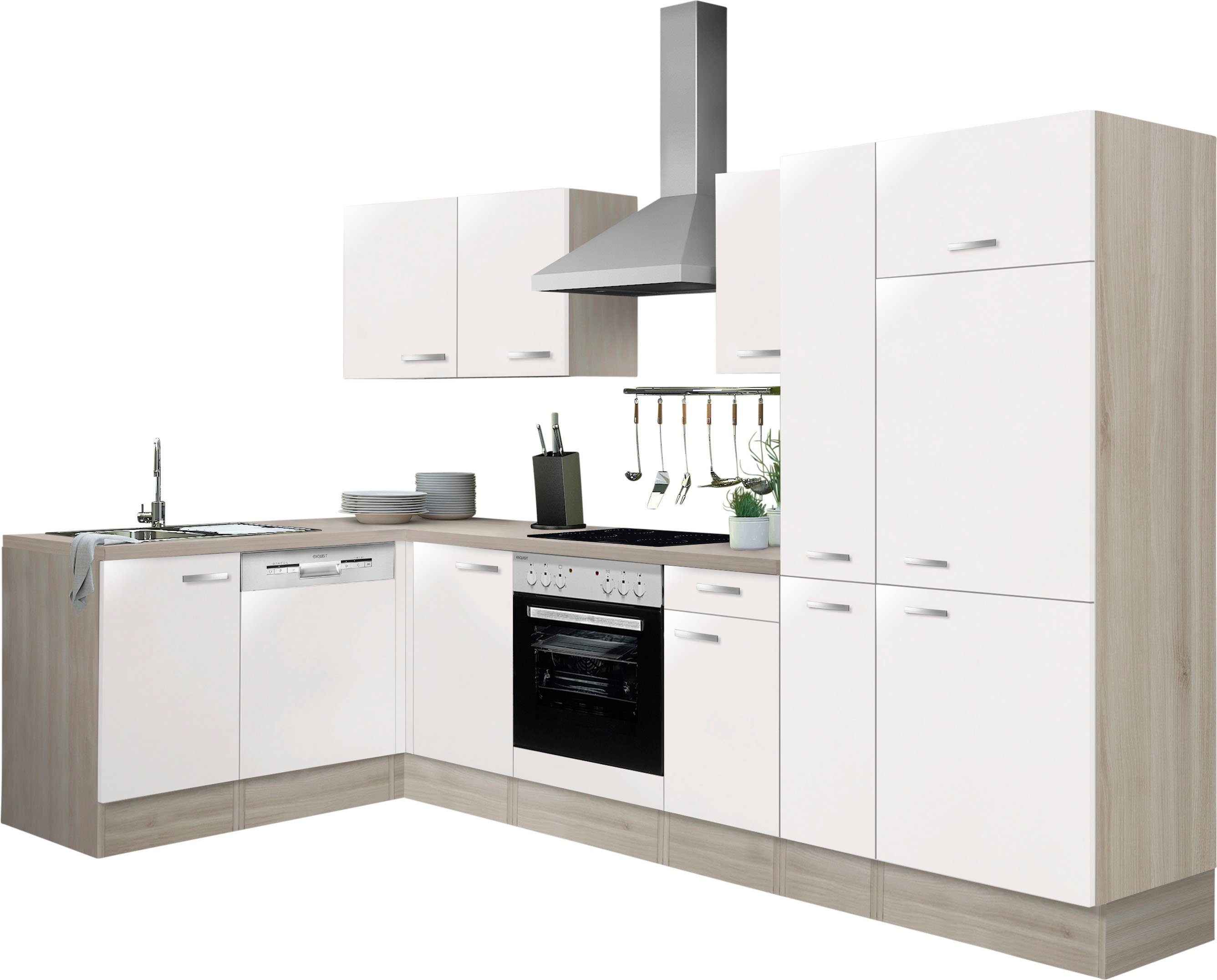 OPTIFIT Winkelküche Faro, ohne E-Geräte, Stellbreite 300 x 175 cm