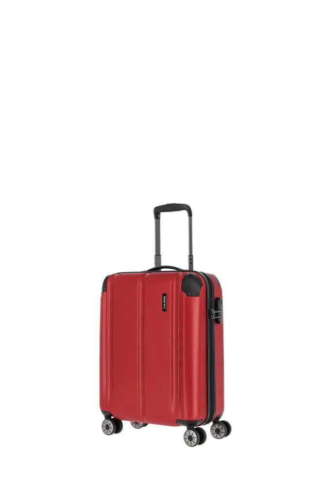 Travelite City Handgepäcktrolley mit 4 Rollen S 55cm 40 Liter - Rot