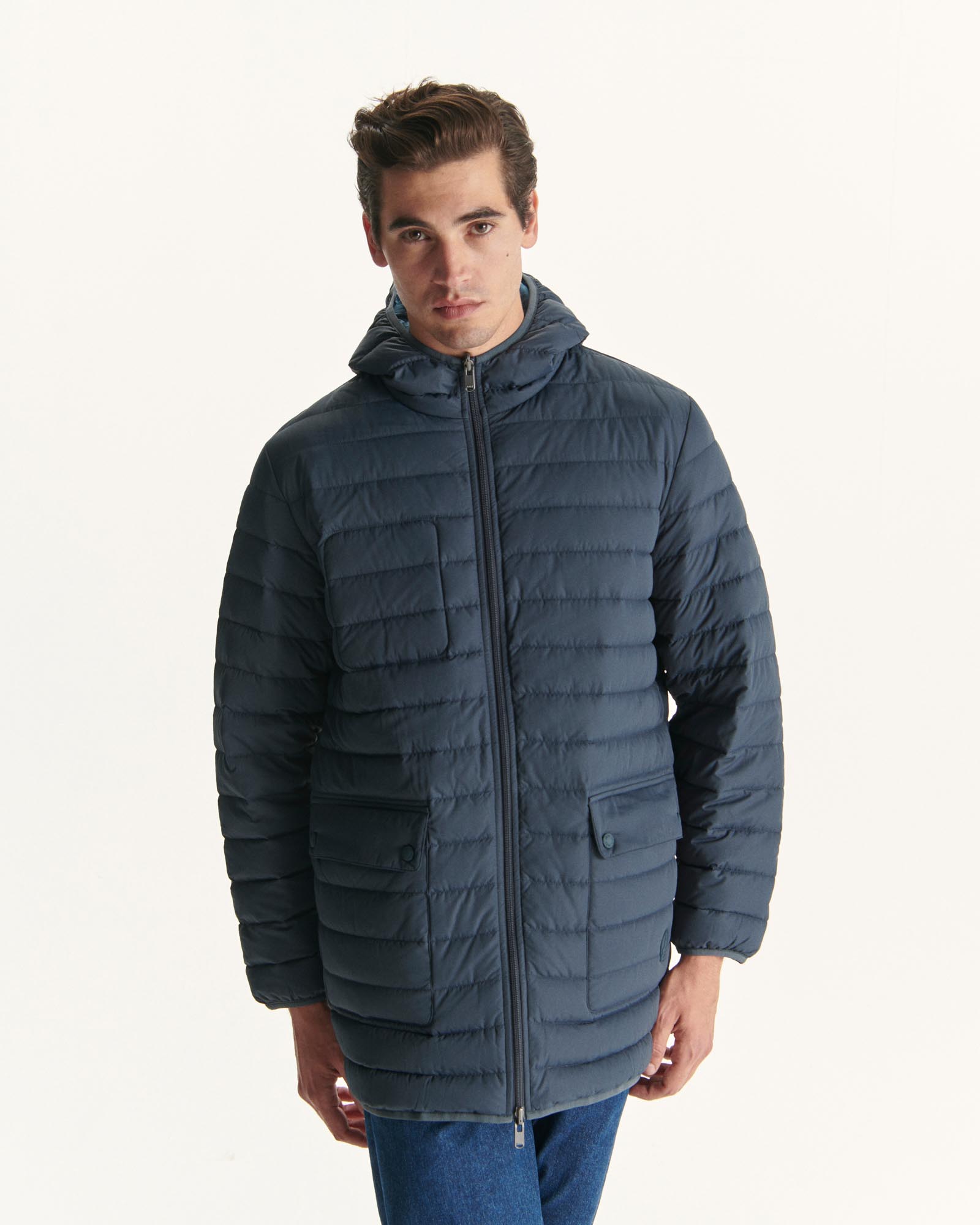 Parka réversible à capuche 5-en-1 Marine Gobi