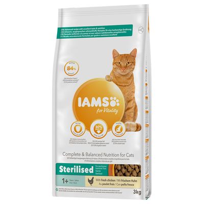 IAMS for Vitality Cat Adult Sterilised Huhn