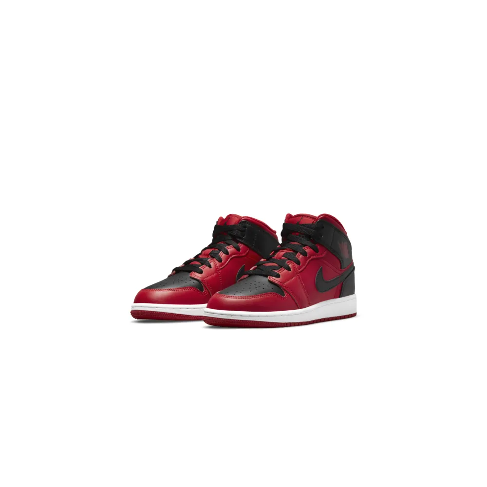 NIKE JORDAN 1 Mid GS 554725-660 / rot