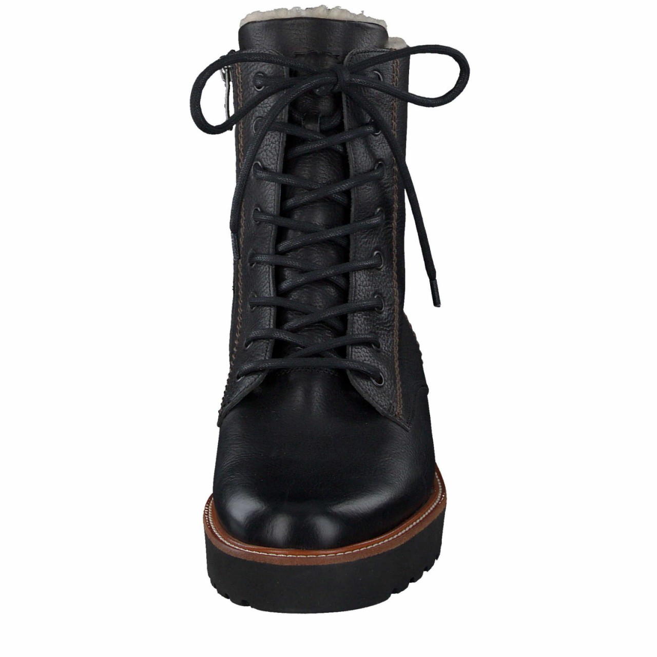 PAUL GREEN Schnür-Stiefeletten schwarz