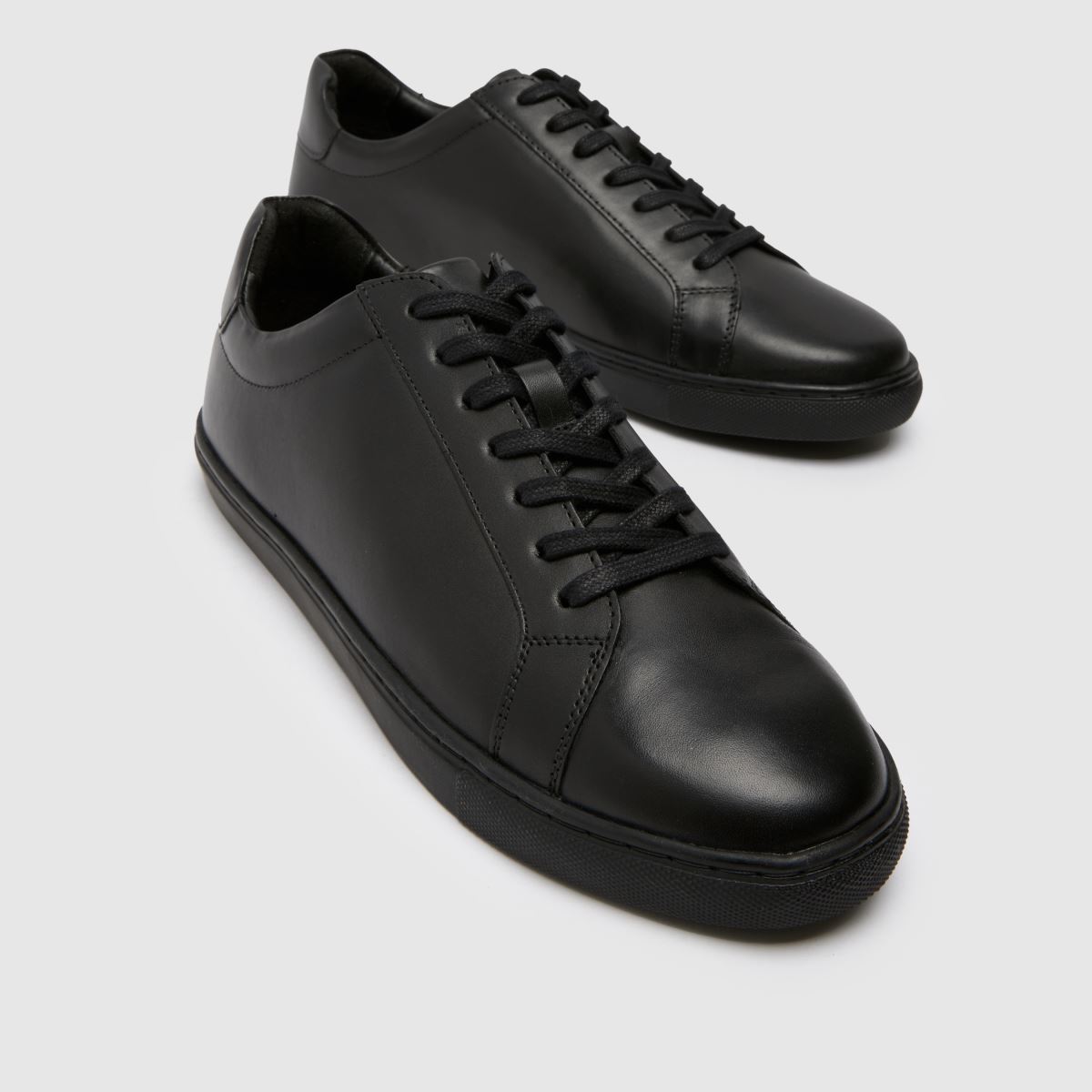 Schuh Wayne bőrcipők fekete színben