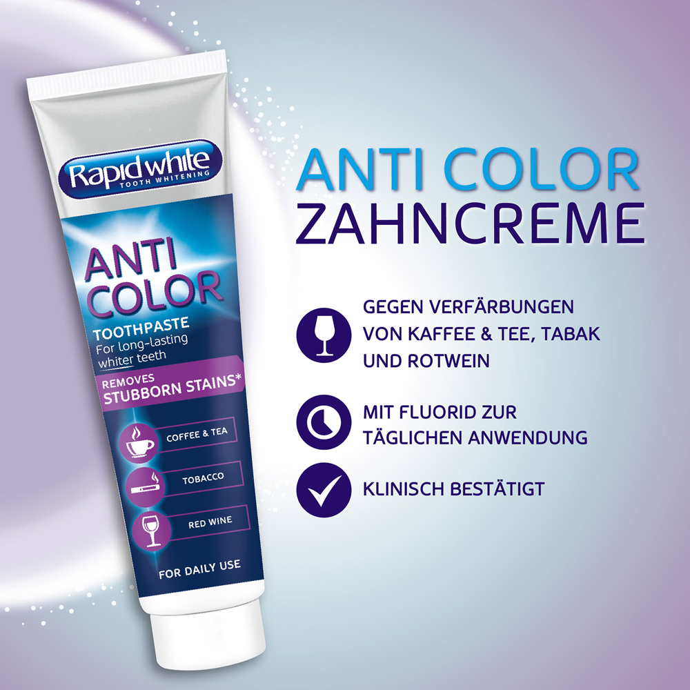 Rapid White Anti-Color Zahncreme 75 ml