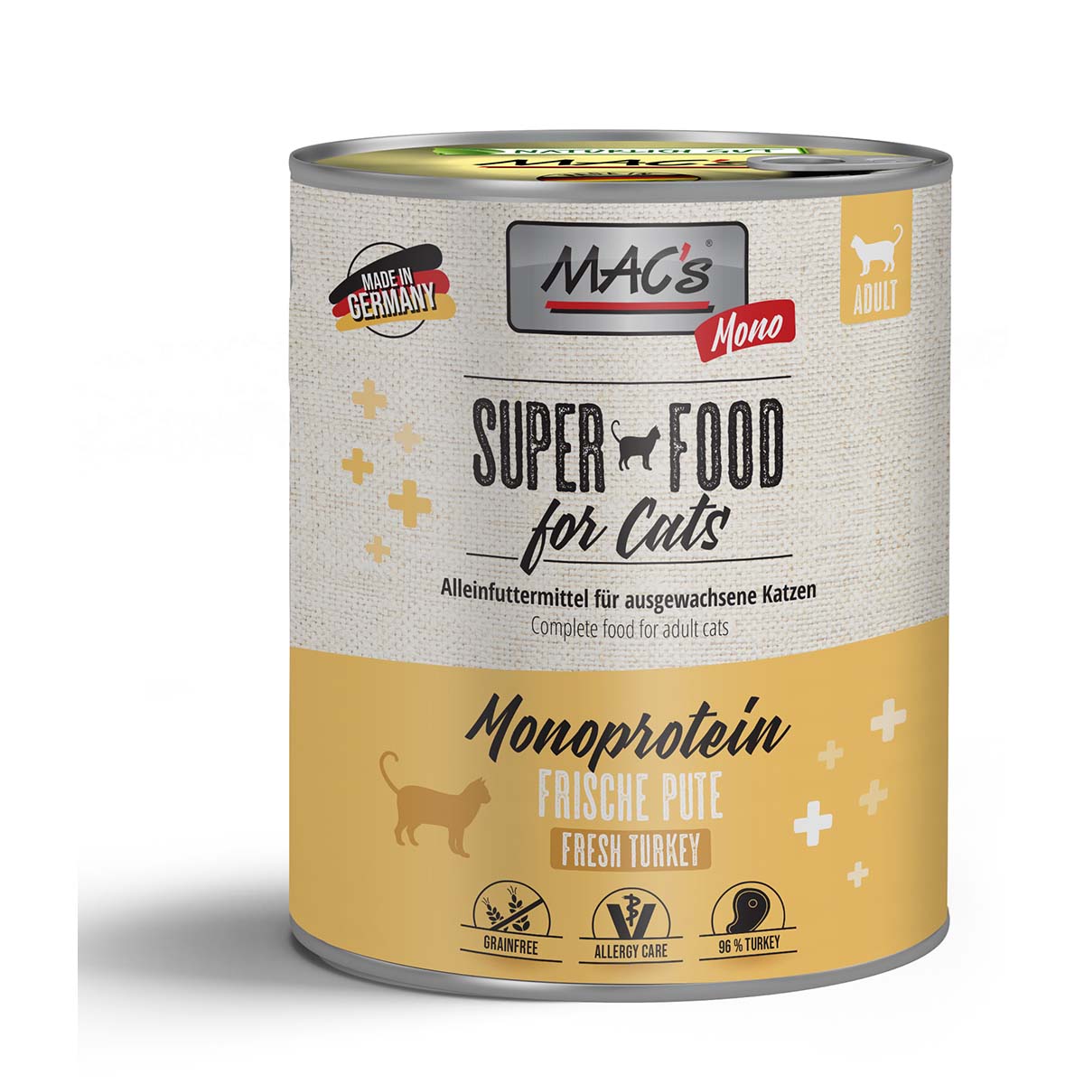 MAC's Cat Fleischmenü Mono mit Pute günstig kaufen bei ZooRoyal
