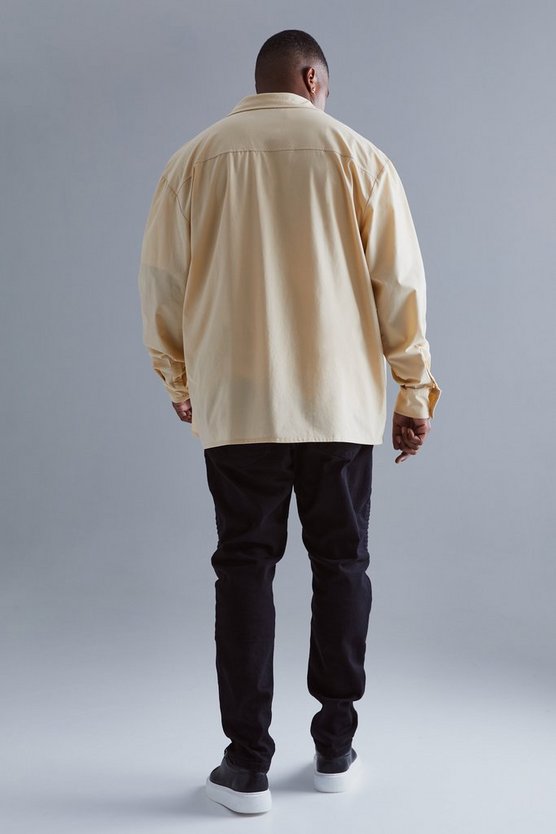 Plus smartes Stretch Utility-Overshirt