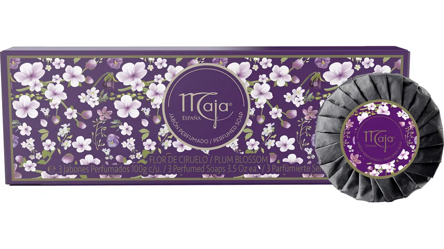 Maja Seife Pflaumenblüte rund im Set 300 g