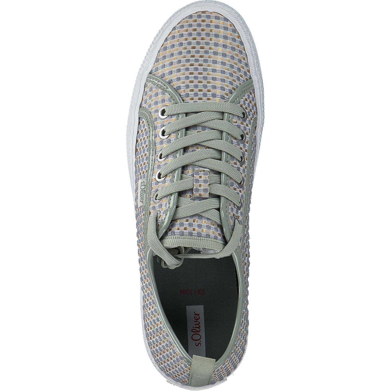 s. Oliver 23650, Sneakers Low, Damen, Grün
