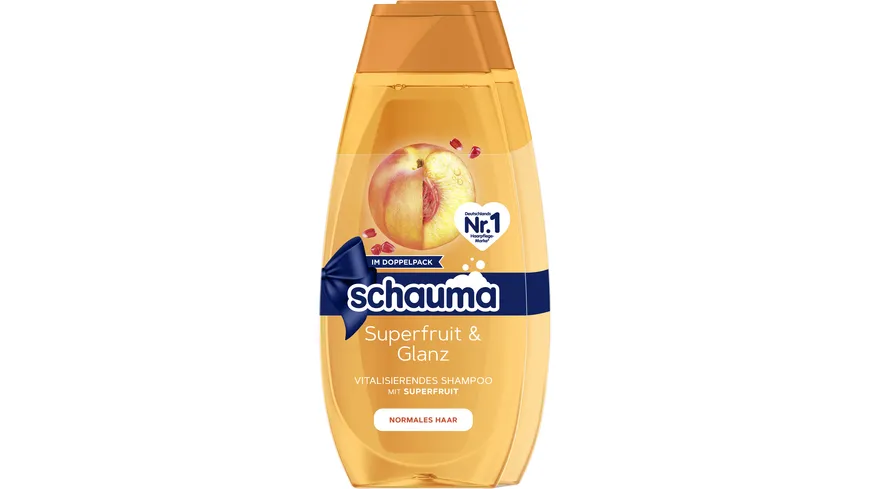 SCHAUMA Shampoo Superfruit & Glanz 2x400ml 800 ml