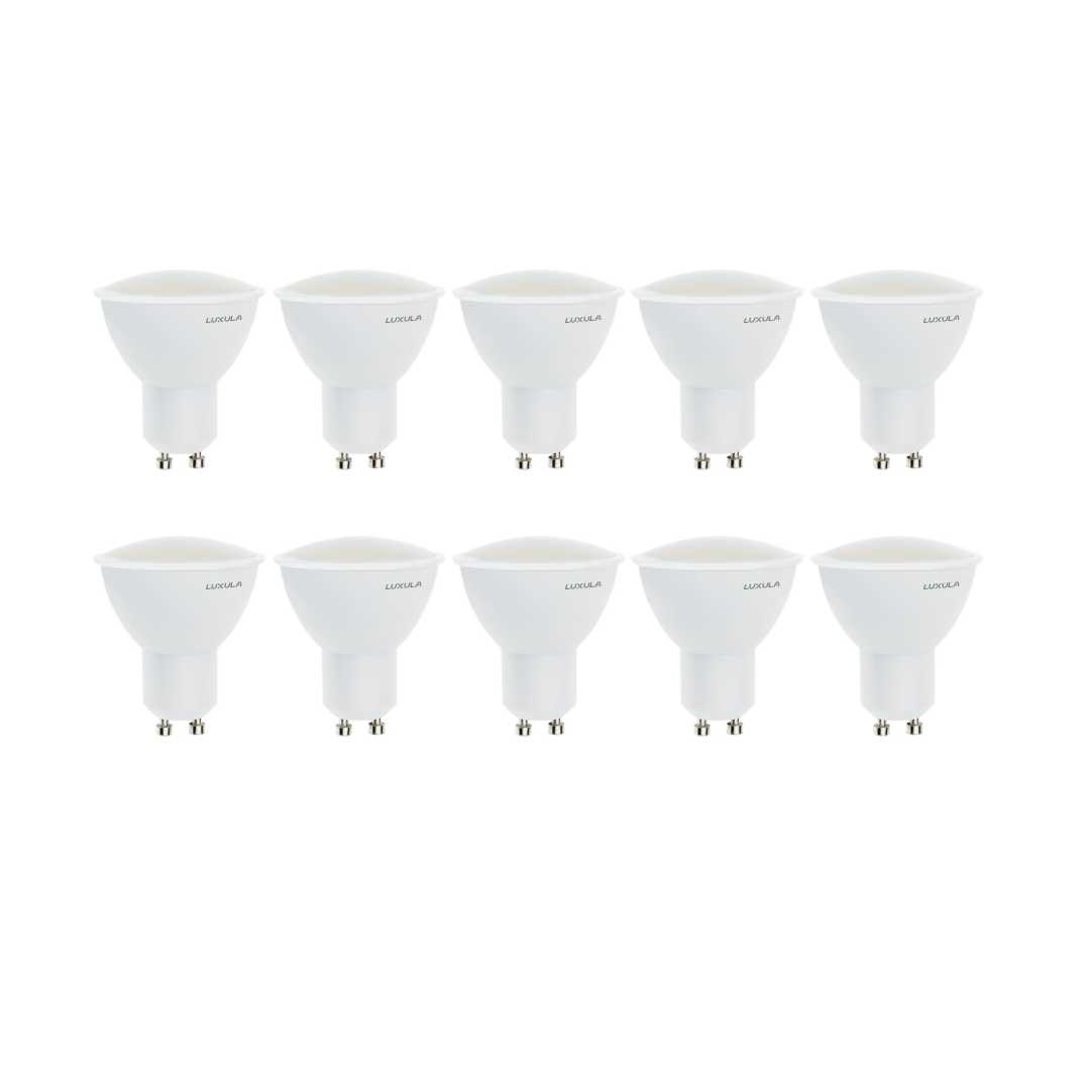 LUXULA 10er Pack LED Leuchtmittel GU10