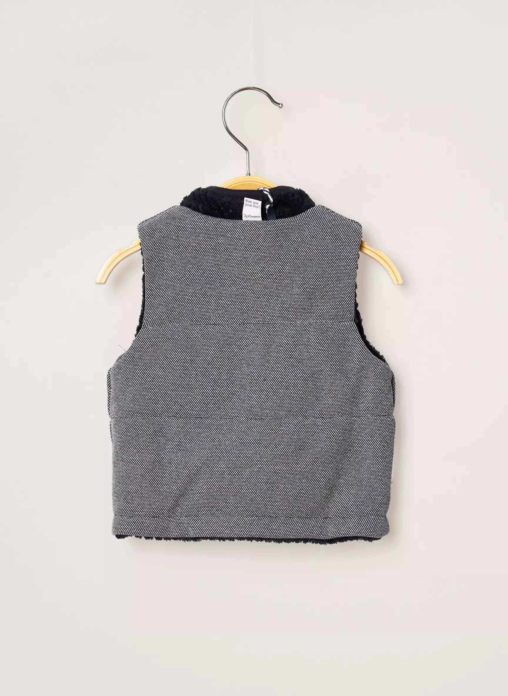 3 Pommes Gilet Garcon couleur bleu