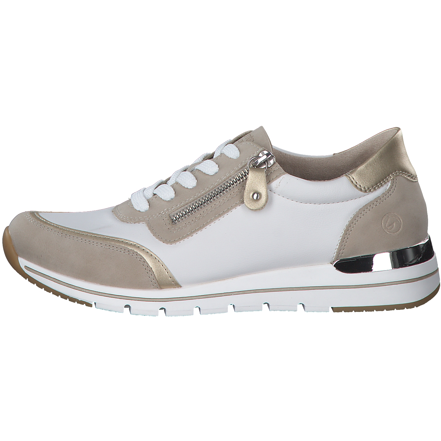 Remonte R6709, Schnürschuhe, Damen, Weiß Beige