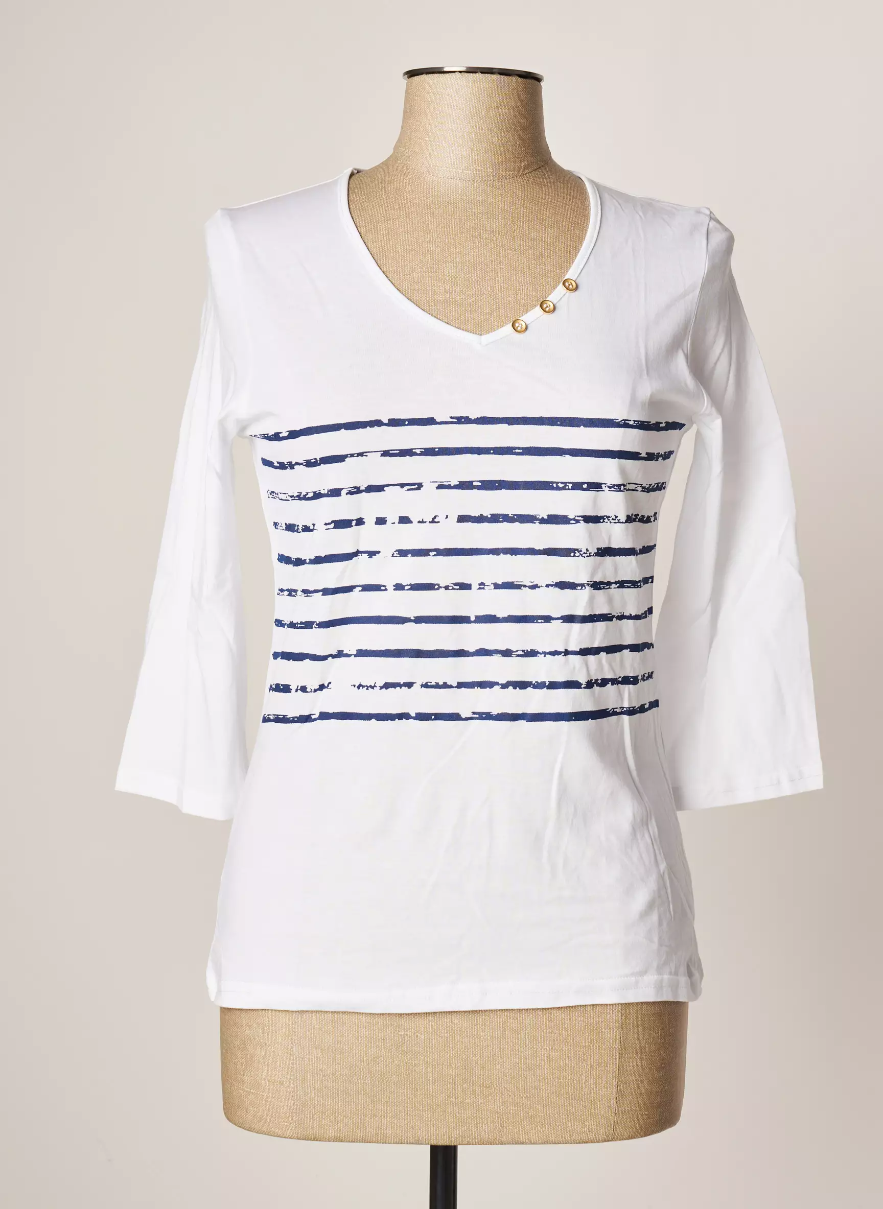 Les Bonheurs De Sophie Tops Femme couleur blanc