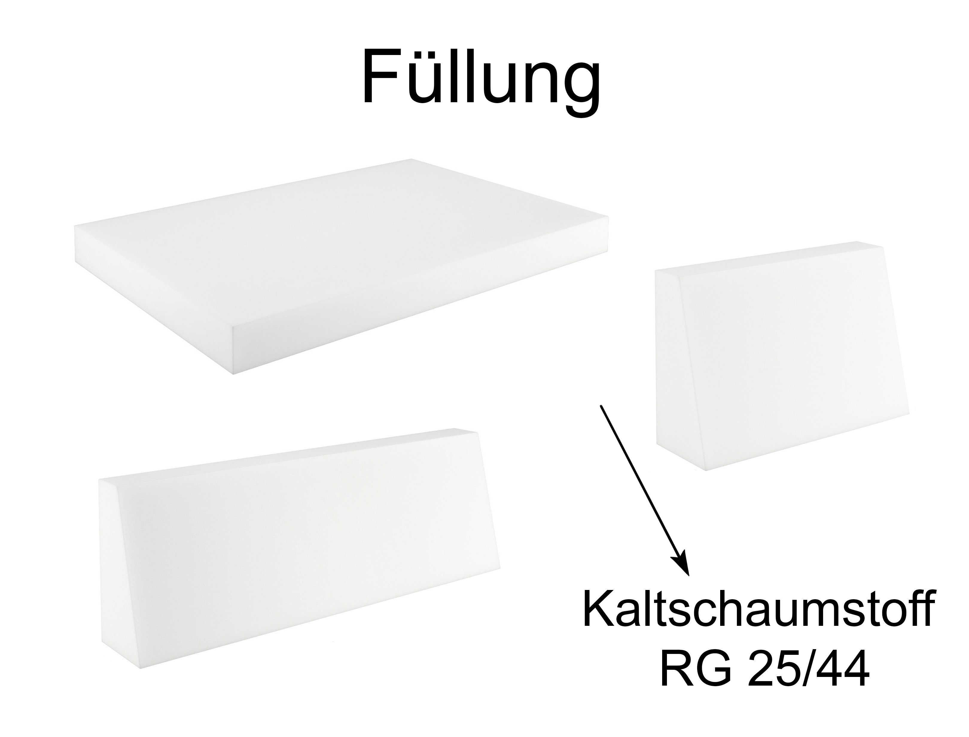 sunnypillow Palettenkissen Milano - 8er Set Palettenauflage mit abnehmbarem Bezug Kaltschaum, 8er Set Palettenkissen