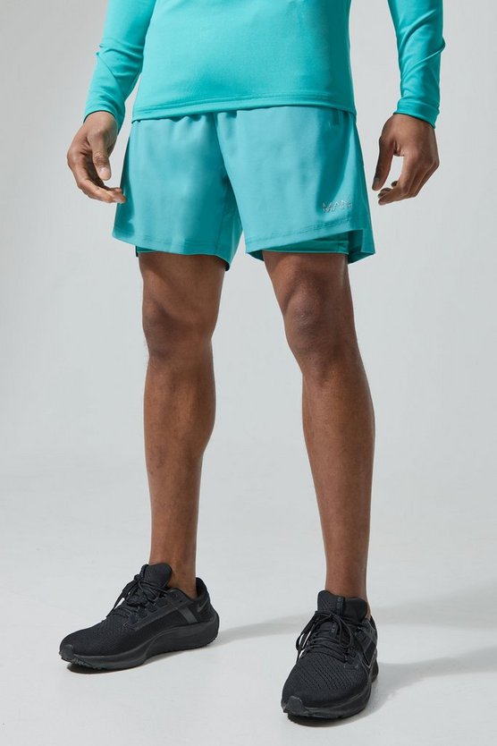Man Active Camo 2 In 1 Short