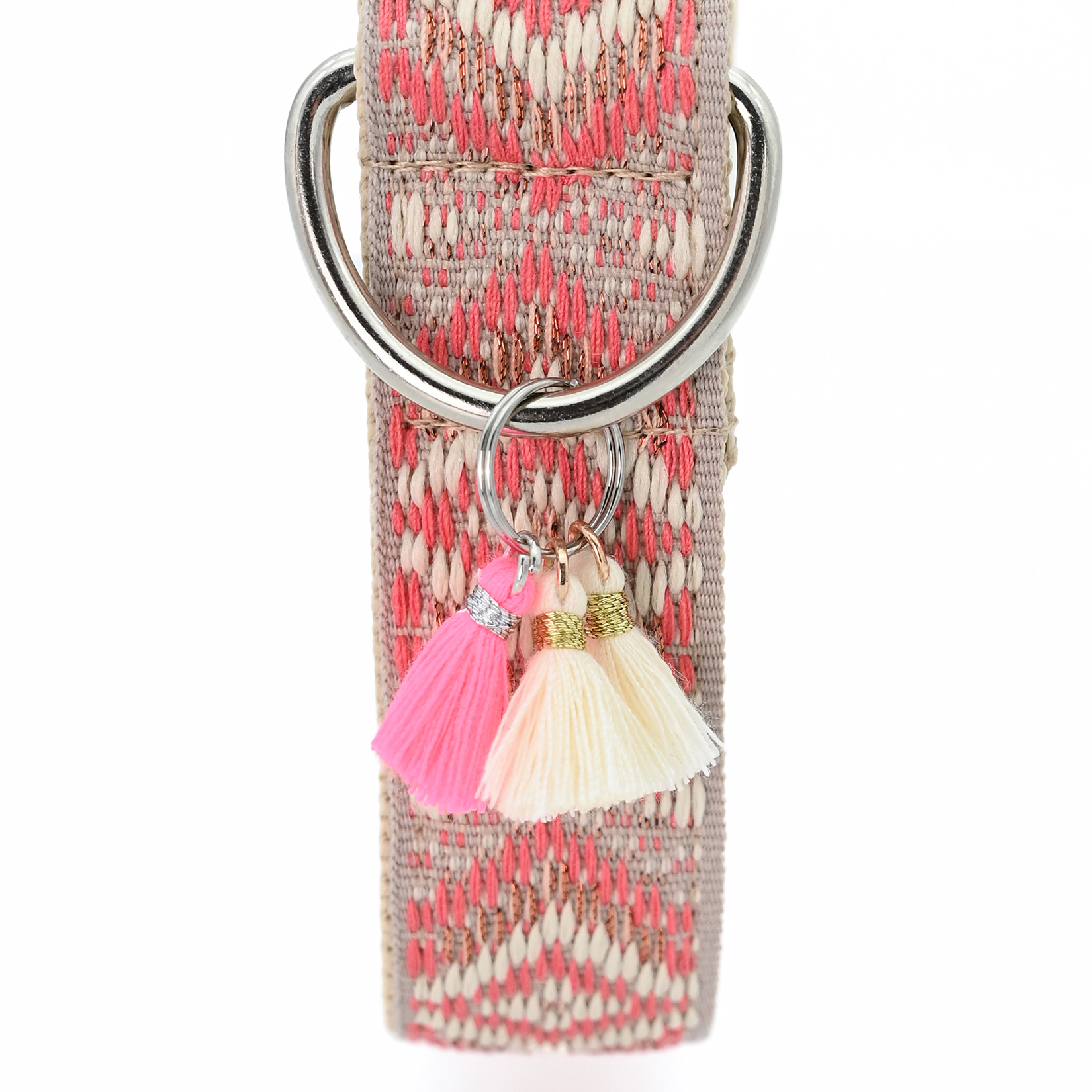 THE DOG IDEA Hundehalsbänder THE DOG IDEA Boho-Chic Halsband Coral M