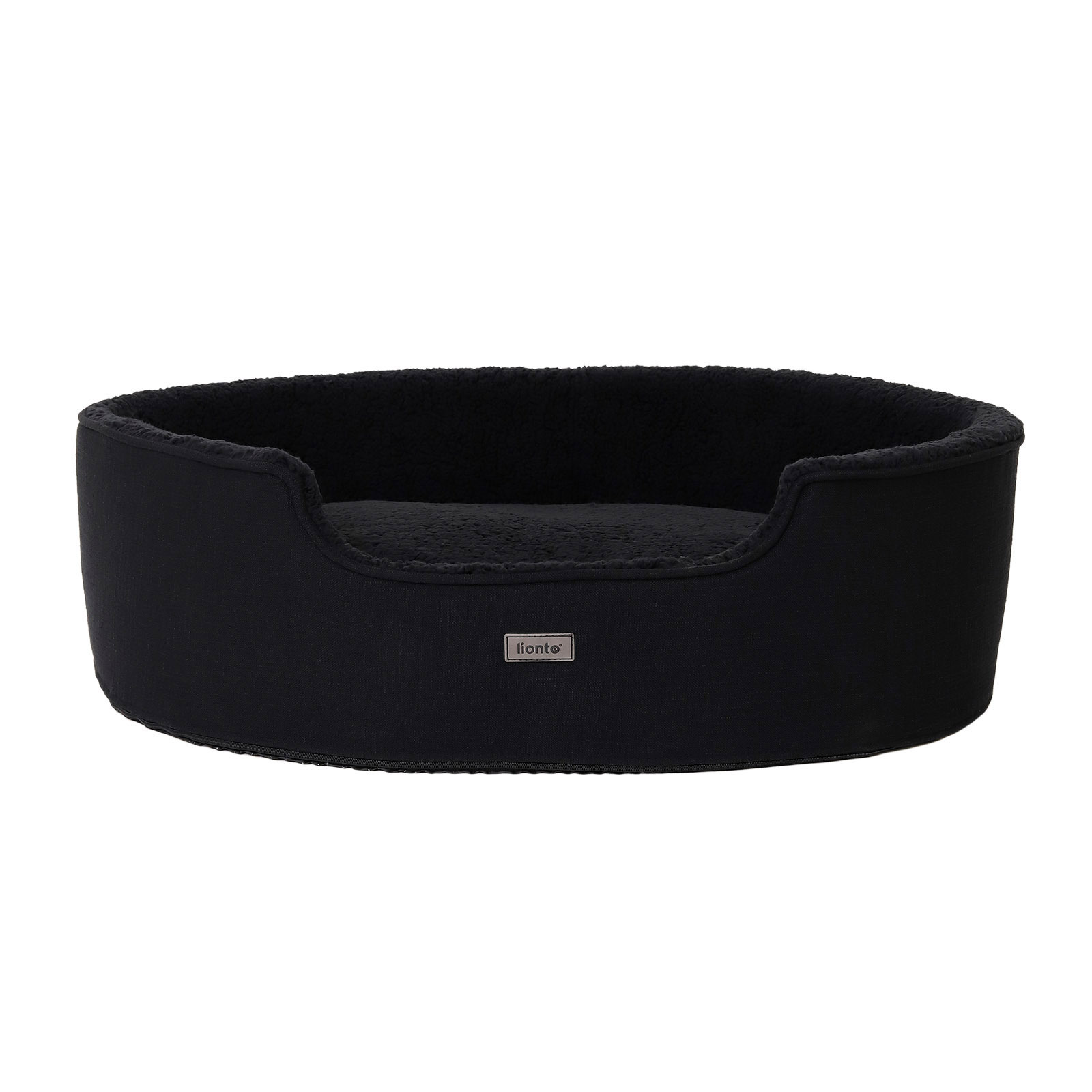 Lionto Hundebetten Lionto Hundebett mit Wendekissen schwarz M