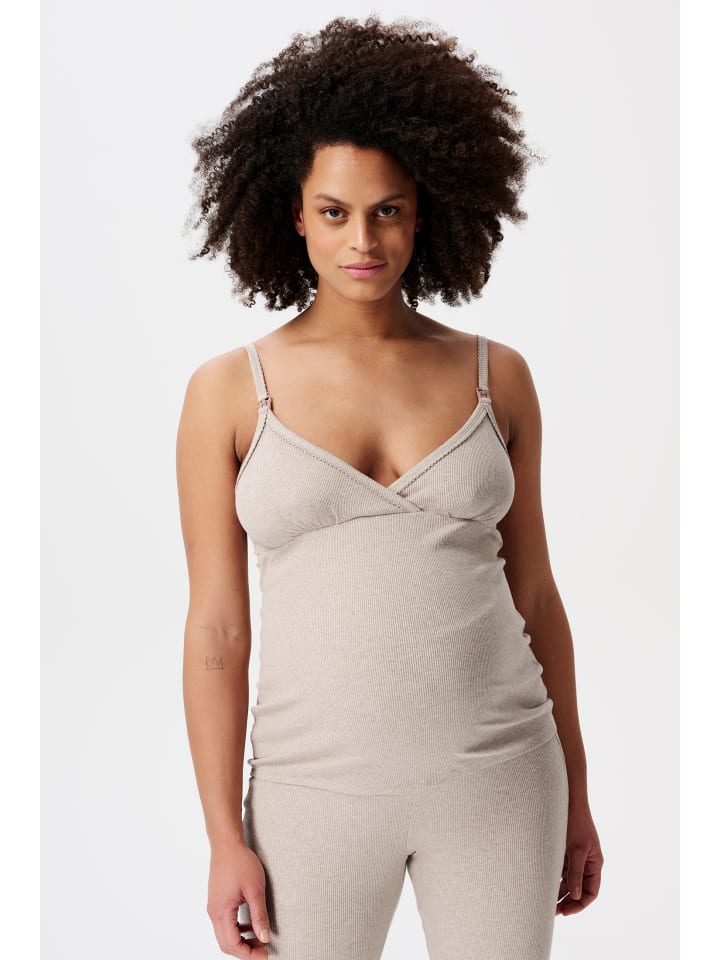 Noppies Still-Schlaftop Maja in Taupe Melange günstig kaufen