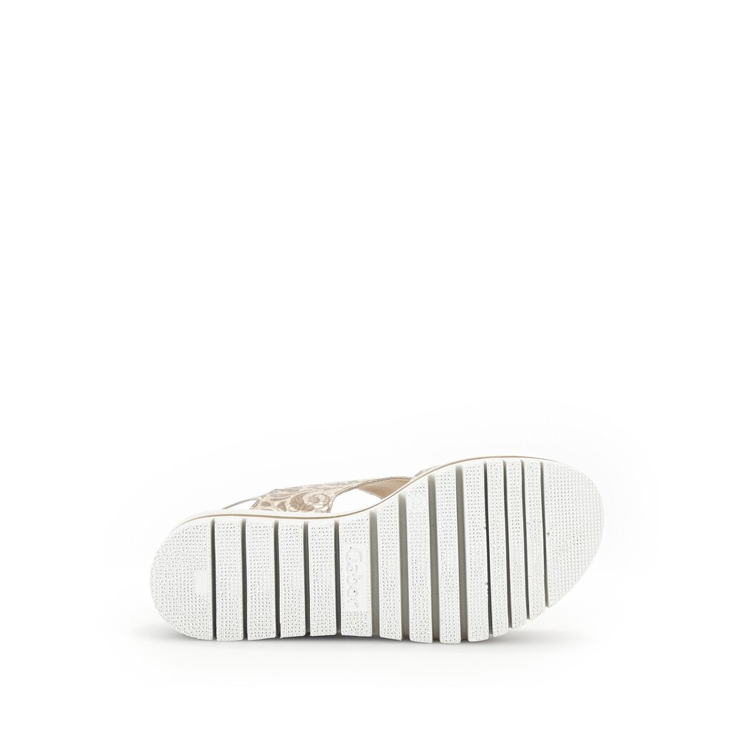 Gabor fashion Plateau Sandale grau