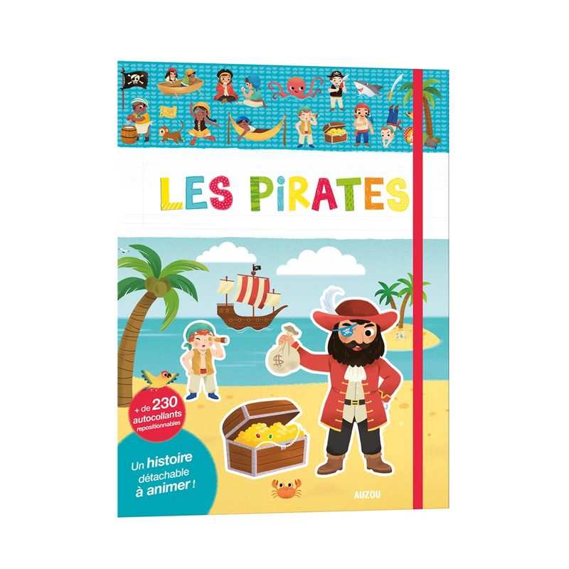 Livre Mes 1ers autocollants Les pirates - Auzou