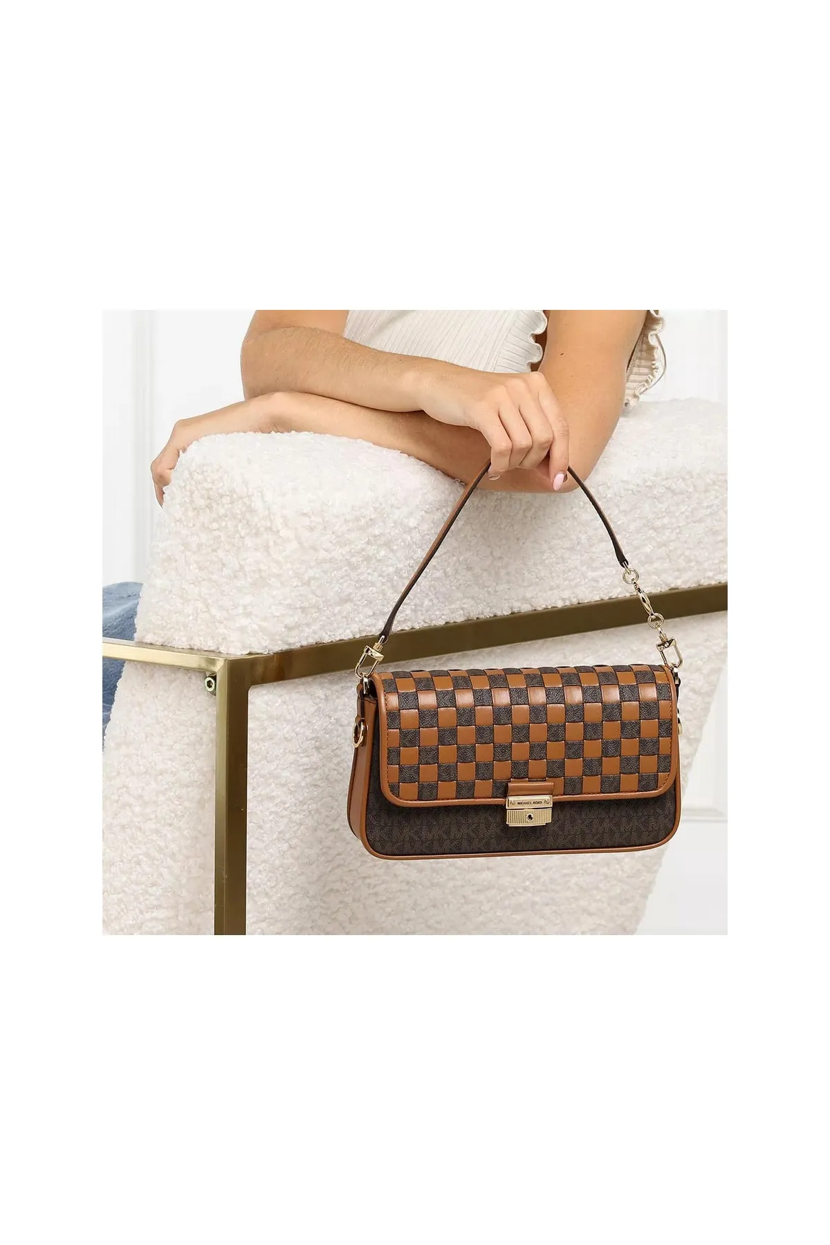 Michael Kors  Handtasche - Braun - Strukturiert