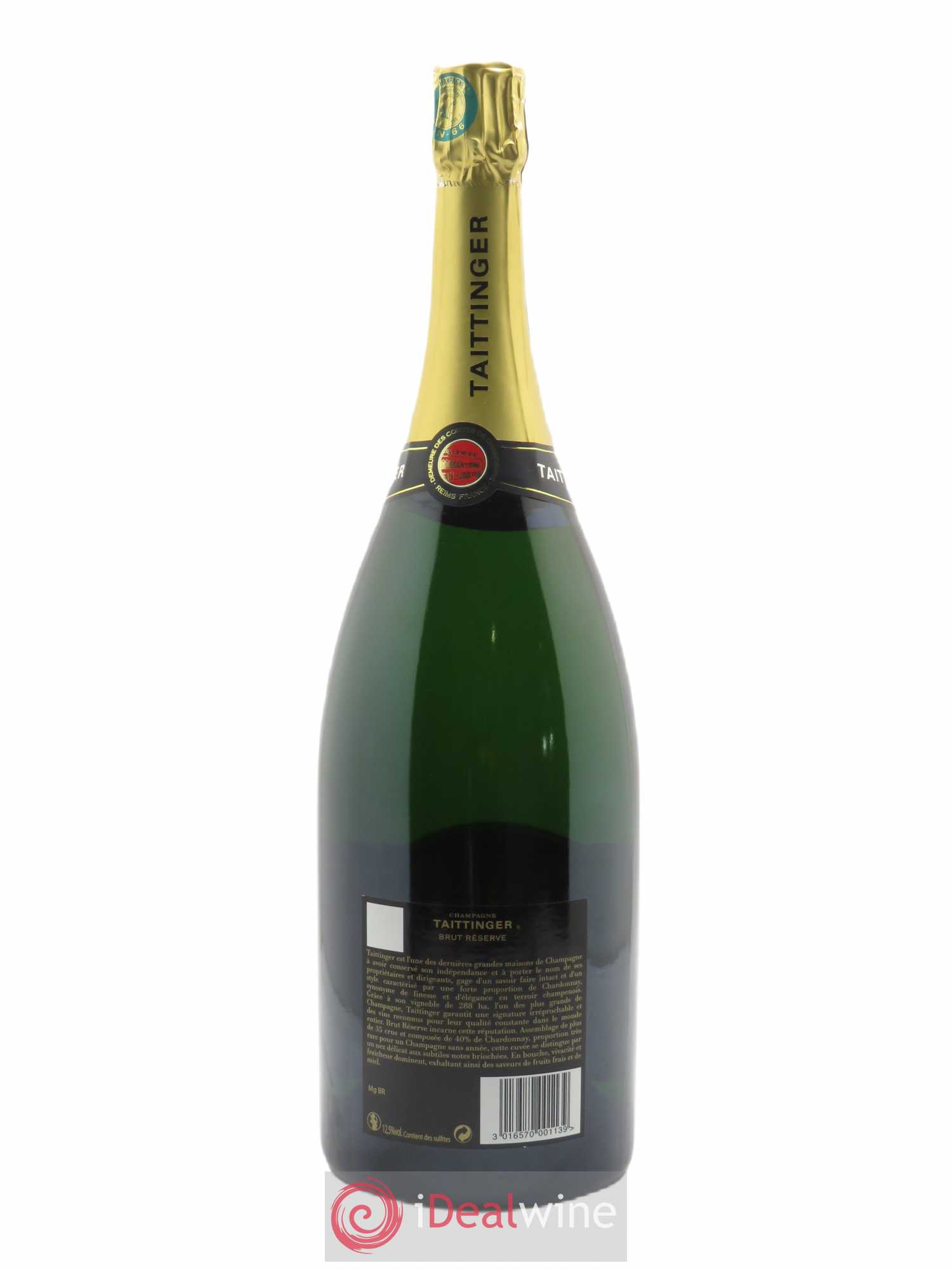Brut Réserve Taittinger   - Lot de 1 Magnum