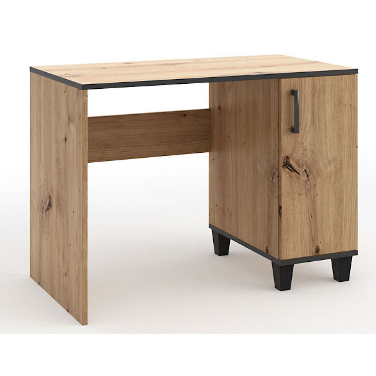 Schreibtisch Bürotisch Pola 100x56x75cm Artisan Eiche 1-türig