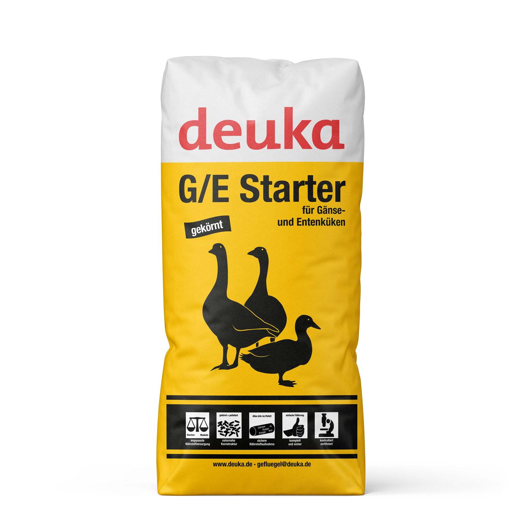 deuka Eichhörnchen deuka G/E Starter 25 kg - Aufzuchtfutter für Gänseküken und Entenküken