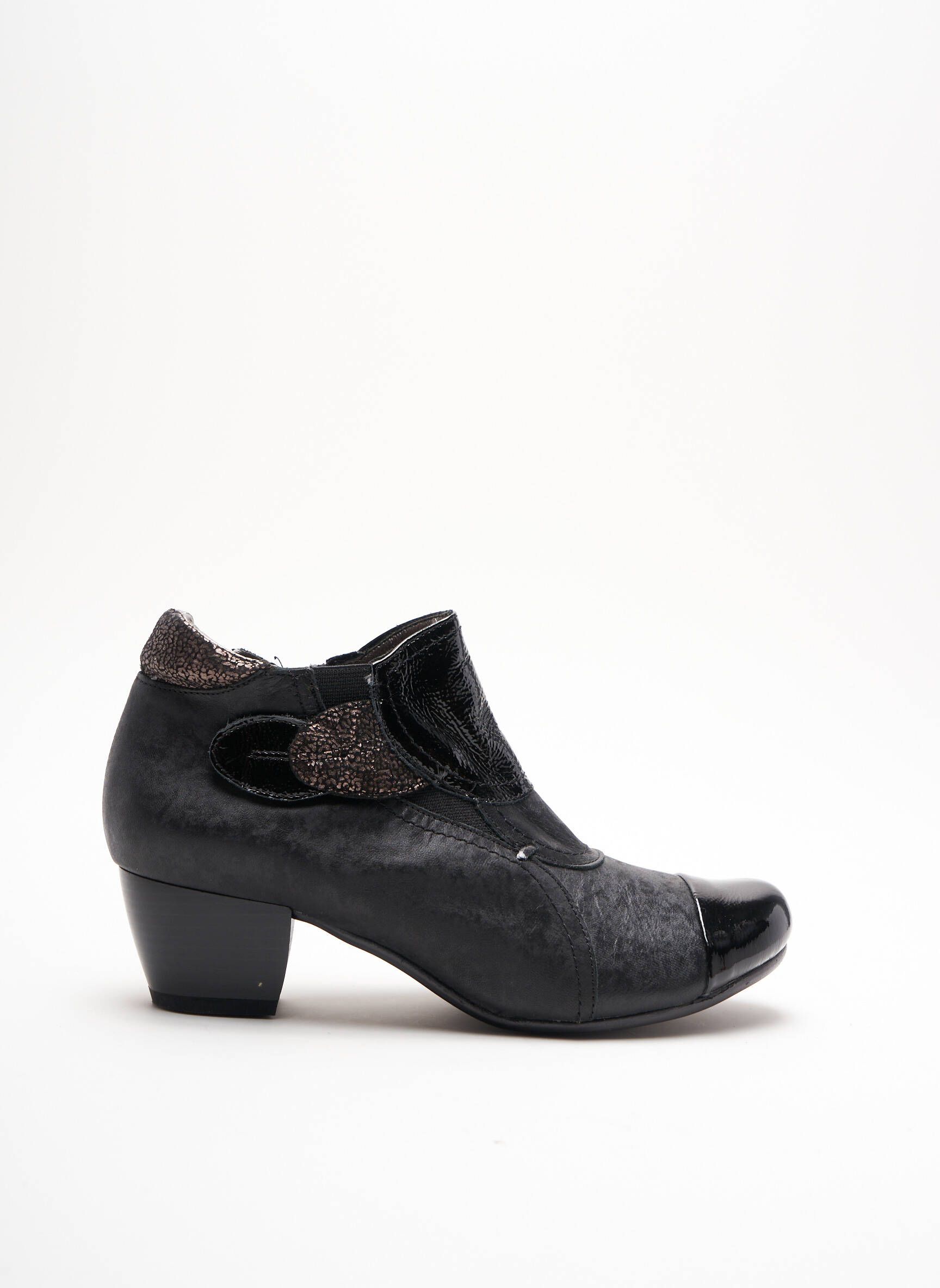 Pedi Girl Bottines Femme couleur noir