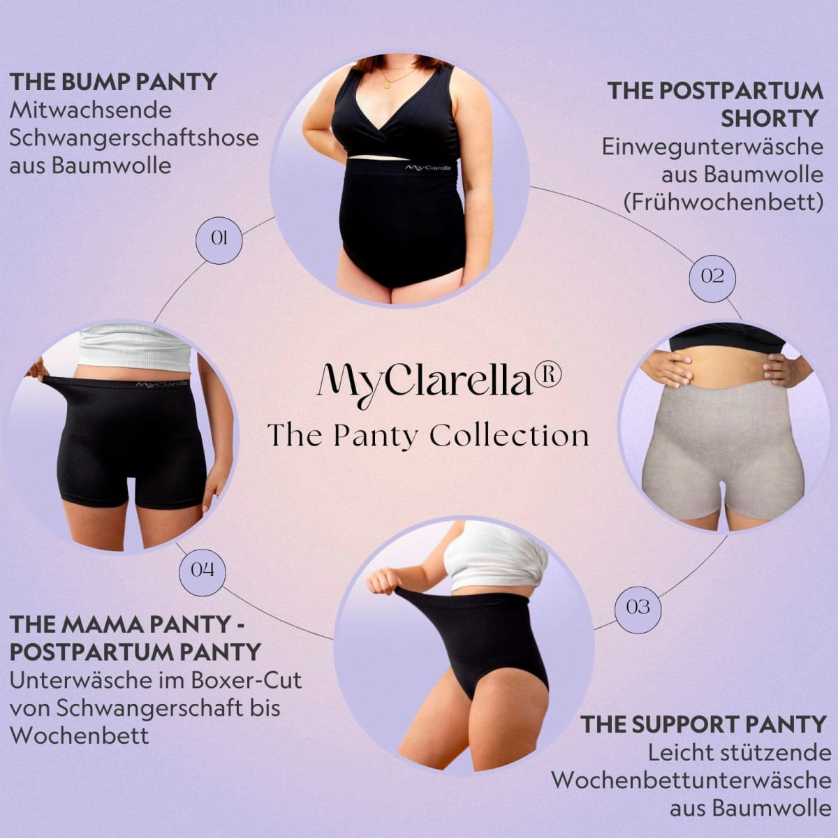 Wochenbett Unterwäsche Einweg \Postpartum Shorty\