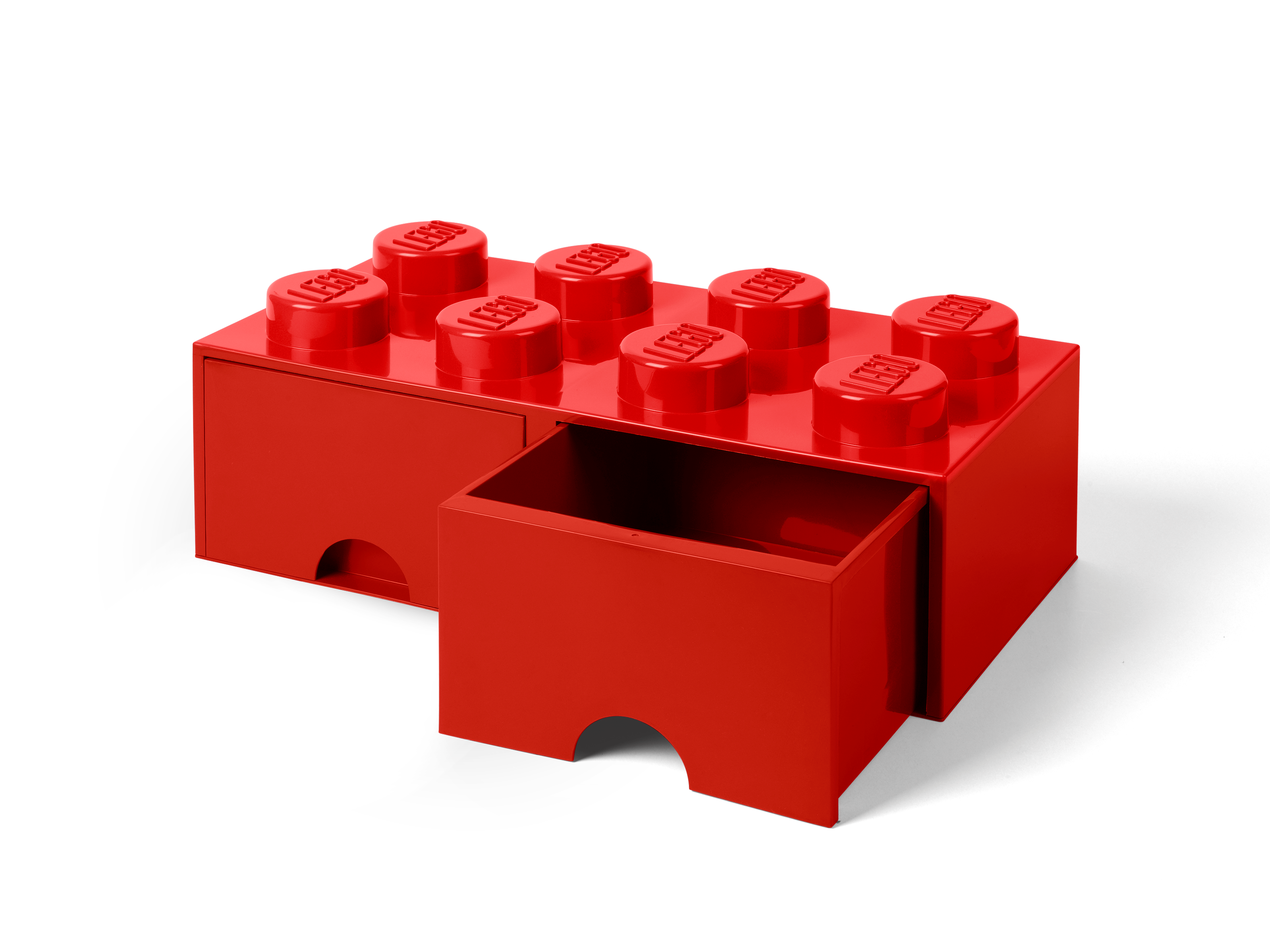 LEGO® Aufbewahrungsstein mit Schubfächern und 8 Noppen in Rot 5006131