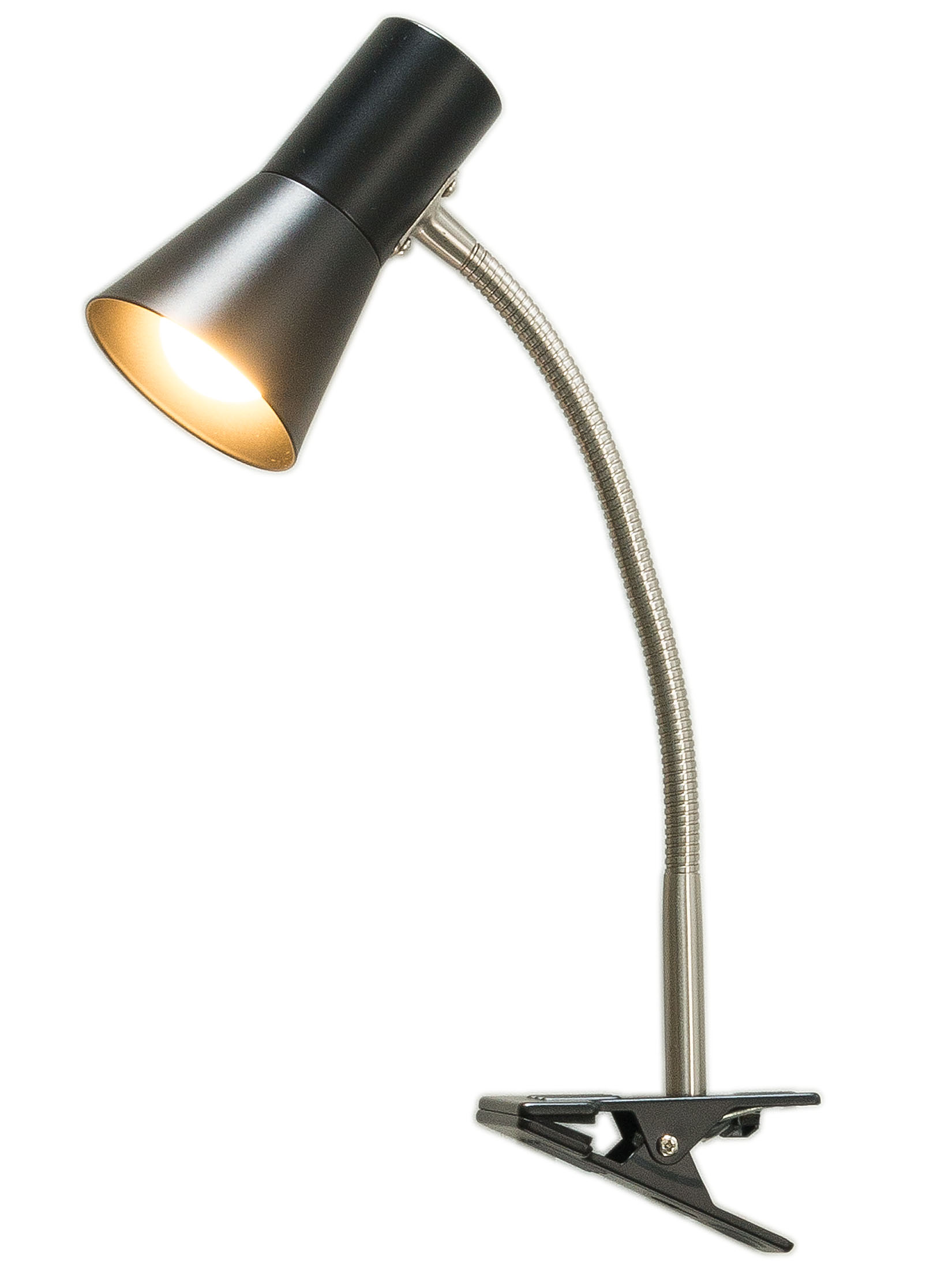 Escat Klemmleuchte, Schwarz