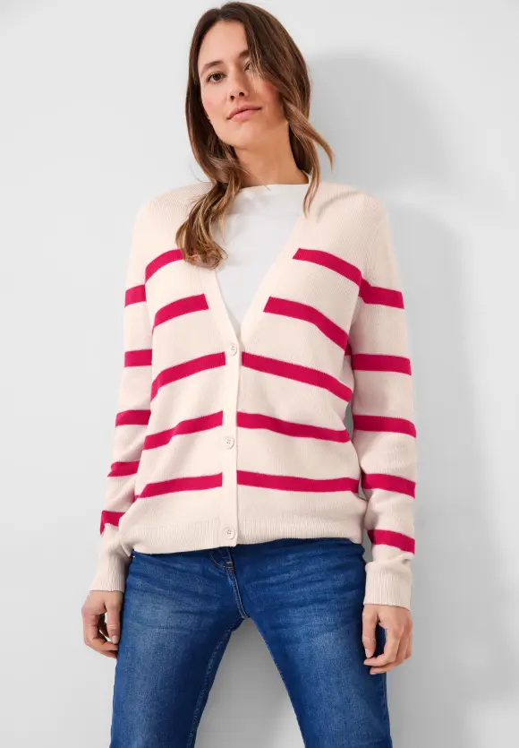 CECIL Cardigan mit Streifenmuster