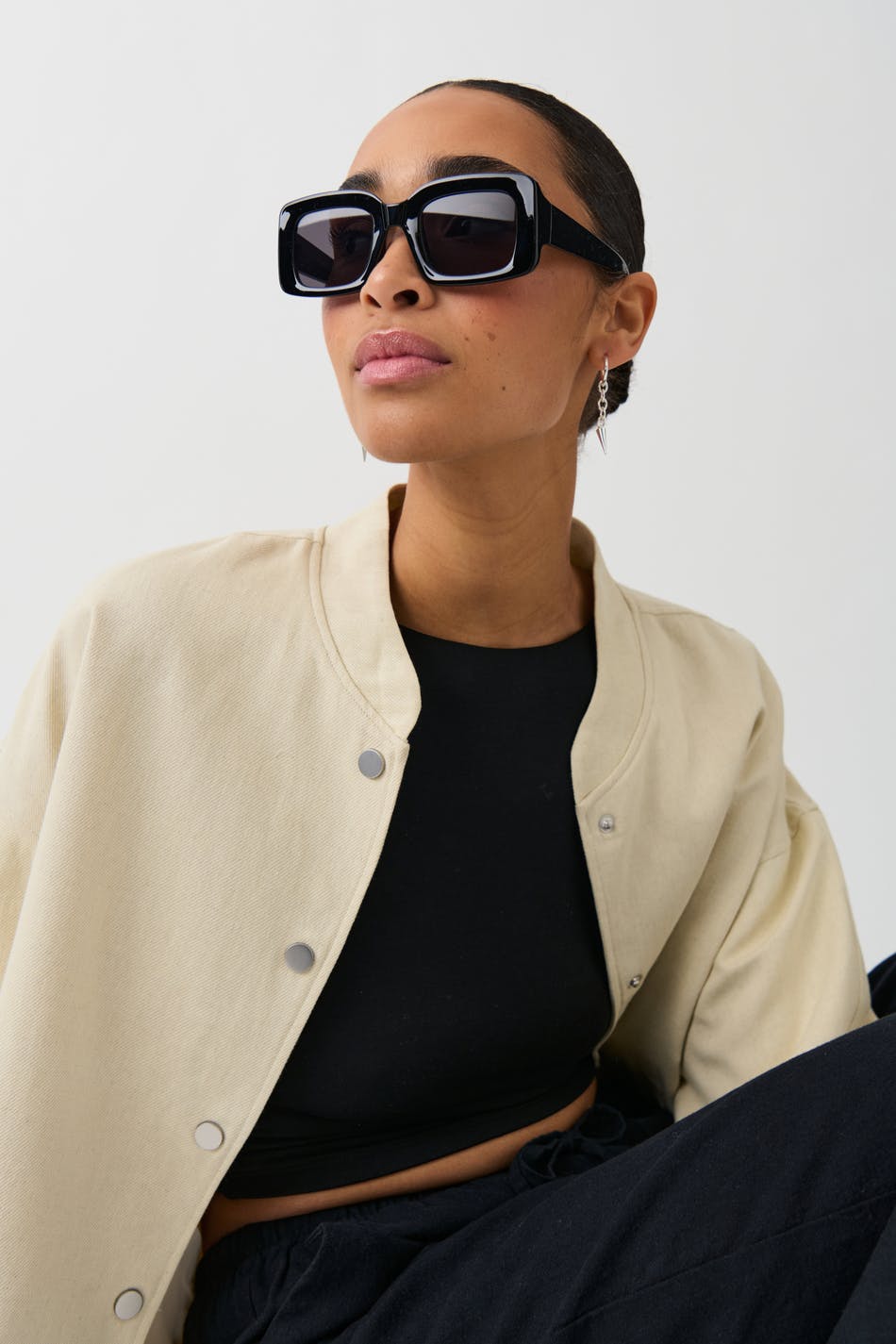 Square shaped sunglasses