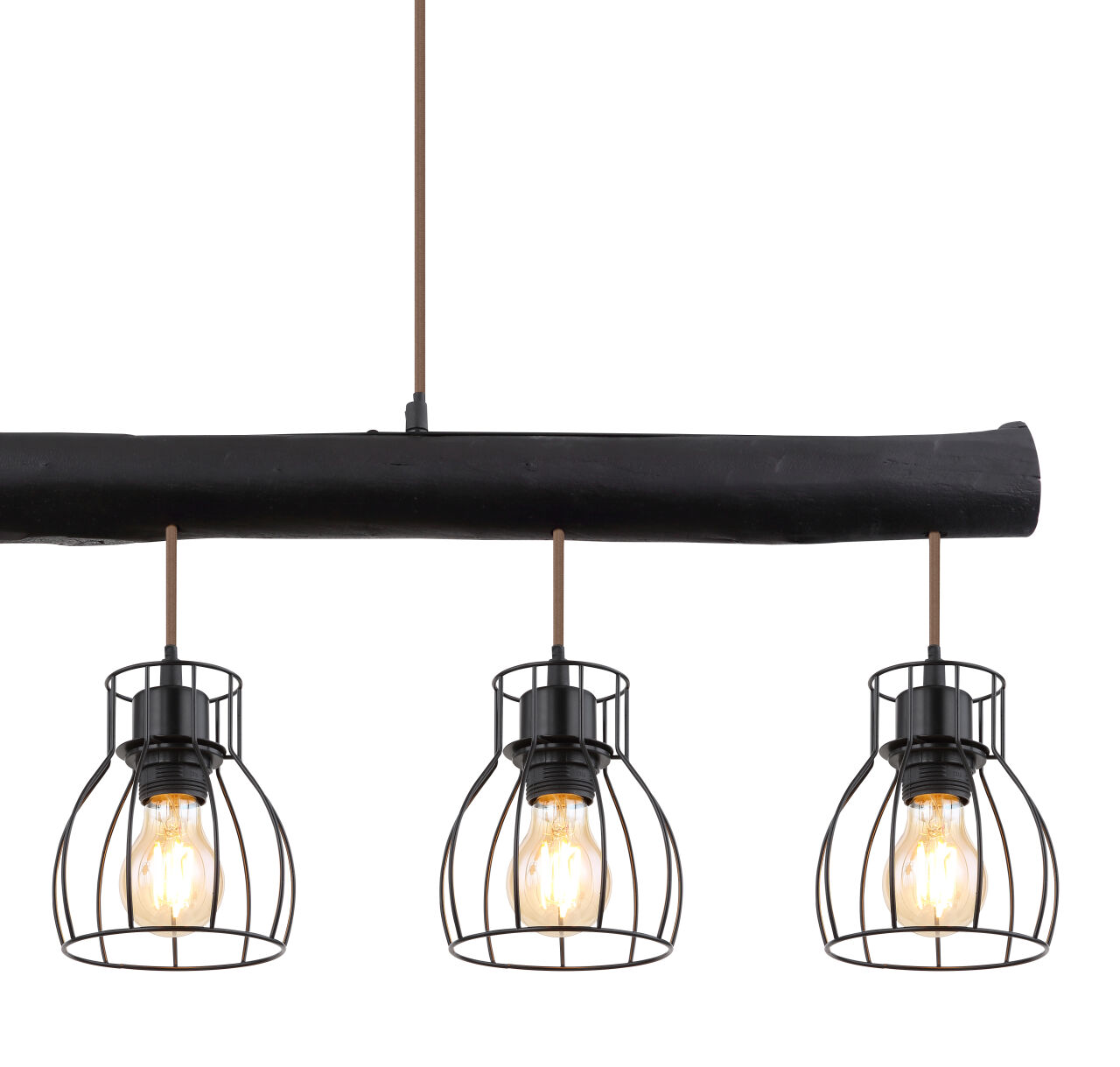 Globo Lighting - MINA - Hängeleuchte Metall schwarz matt, 5x E27