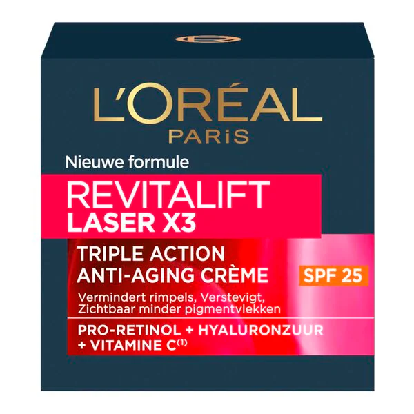 L'Oréal Paris Revitalift Laser SPF25 ránctalanító nappali krém 50ml - normál és érett bőrre