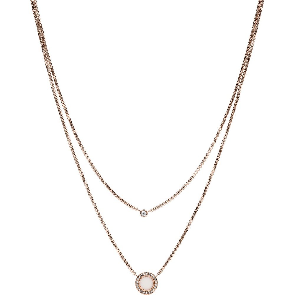 Fossil Chaînette Acier inoxydable collier