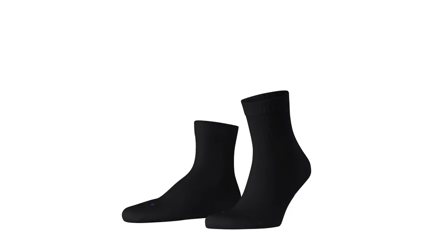 FALKE Unisex Kurzsocken Run Rib schwarz