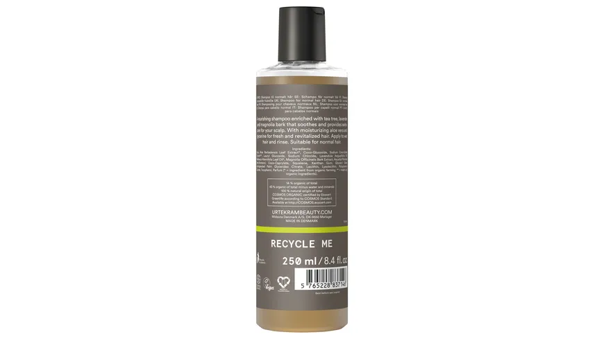 URTEKRAM Shampoo Teebaumöl 250 ml