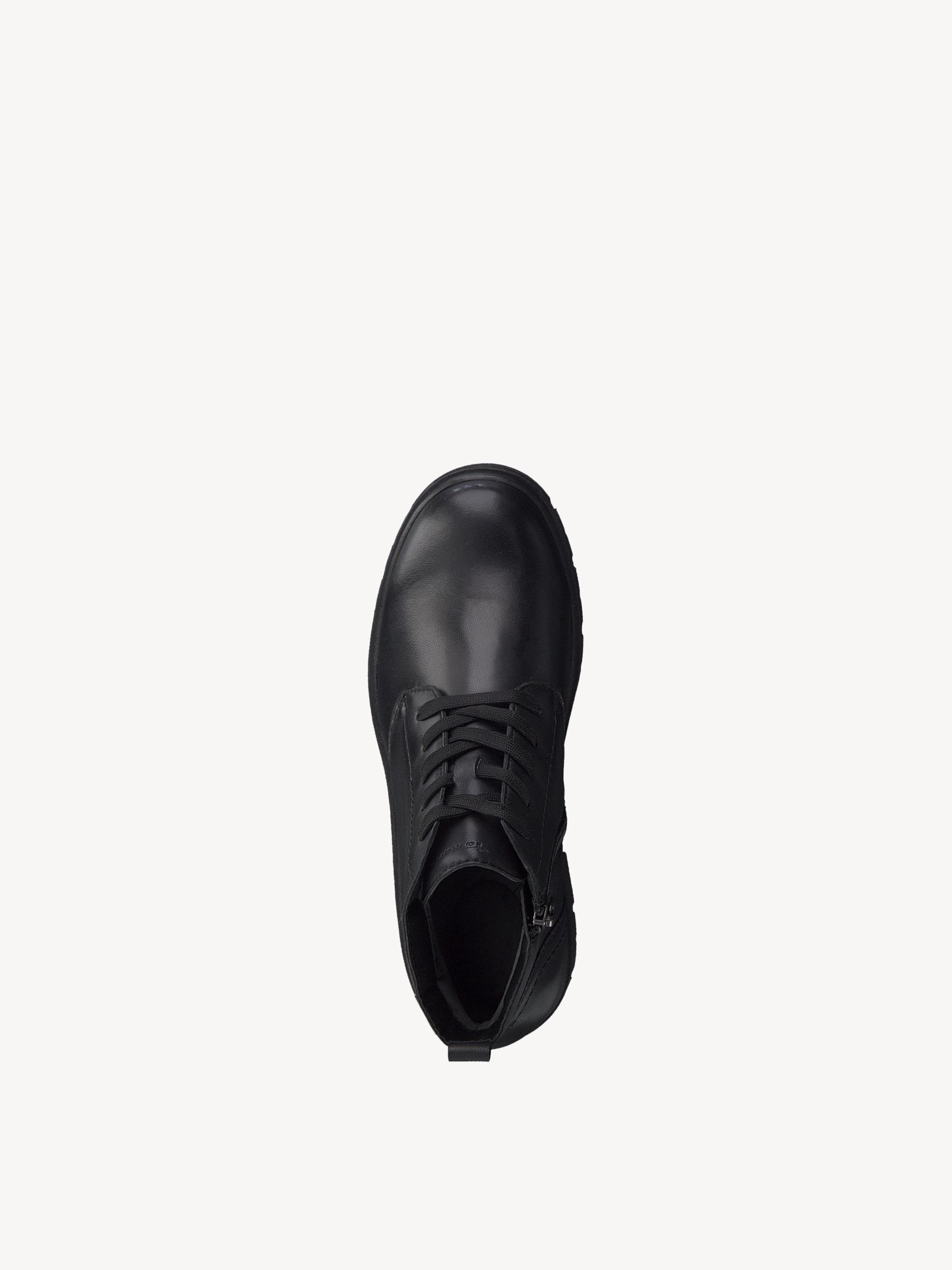 Bottine en cuir - noir