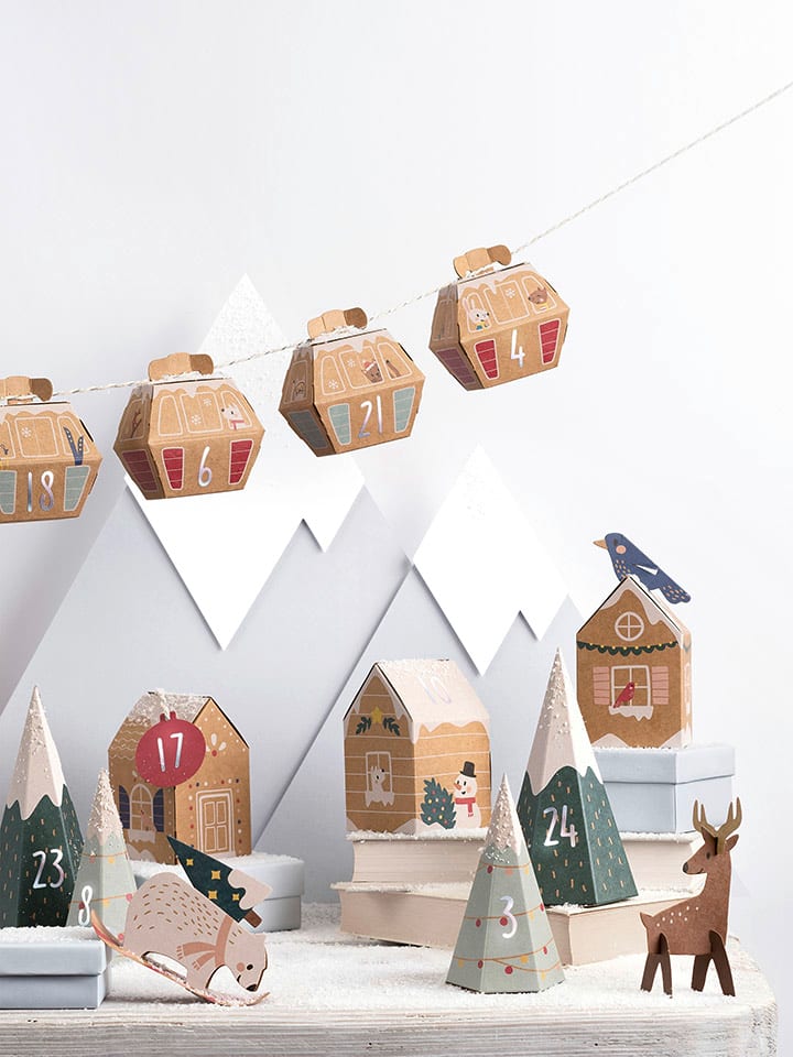folia PAPER Adventskalender-Bastelset 