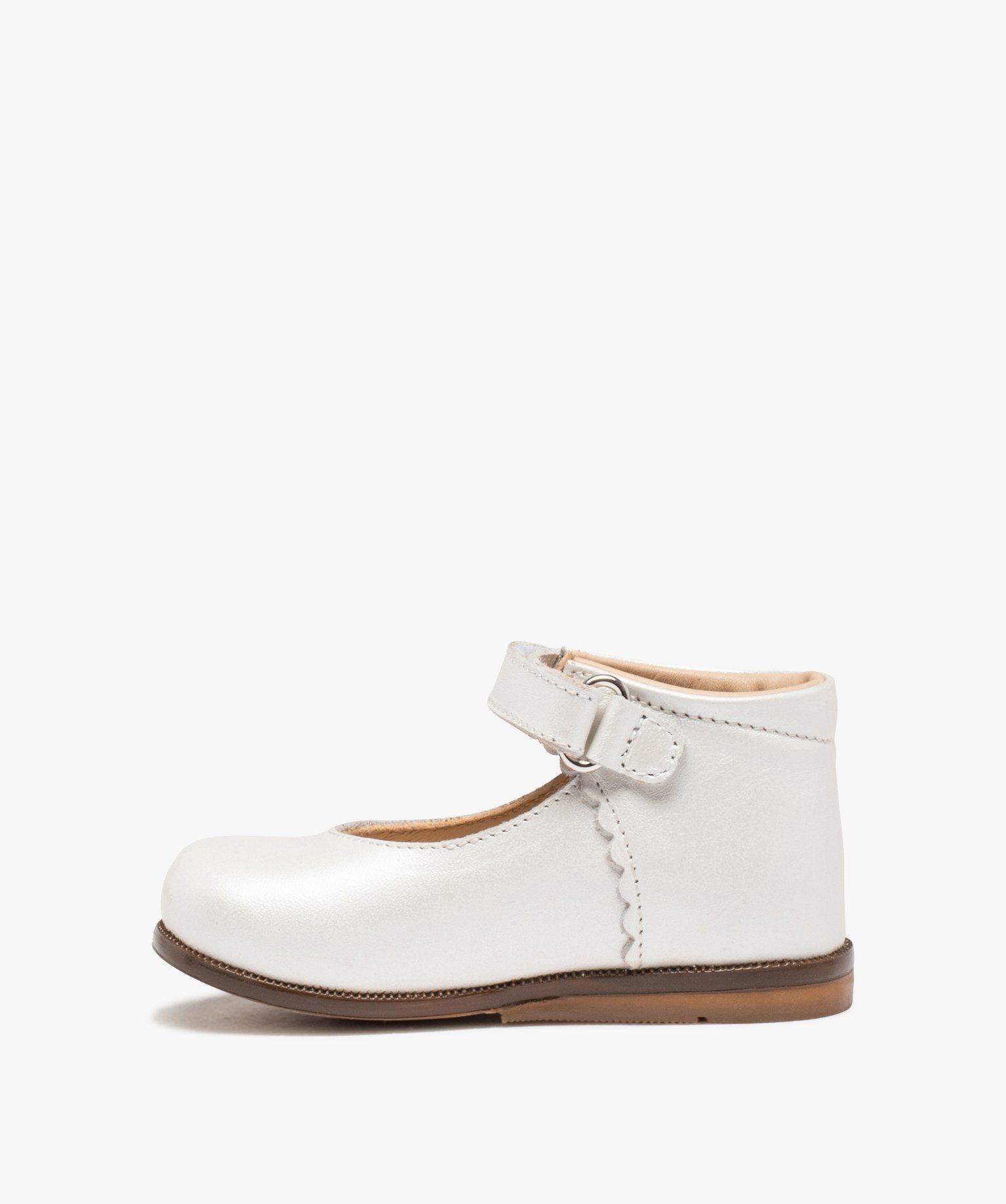 Babies premiers pas bébé fille dessus cuir uni – NA! or | GEMO