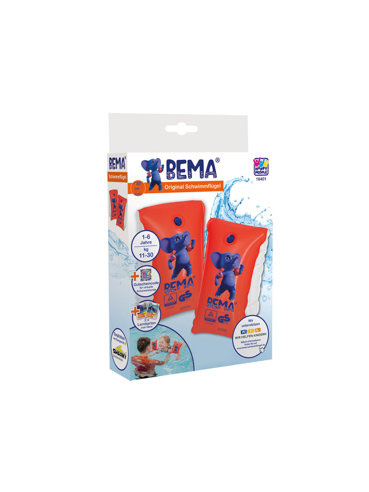 Happy People BEMA® Schwimmflügel für Kinder von 1-6 Jahren, Gr. 0 in orange günstig kaufen onesize