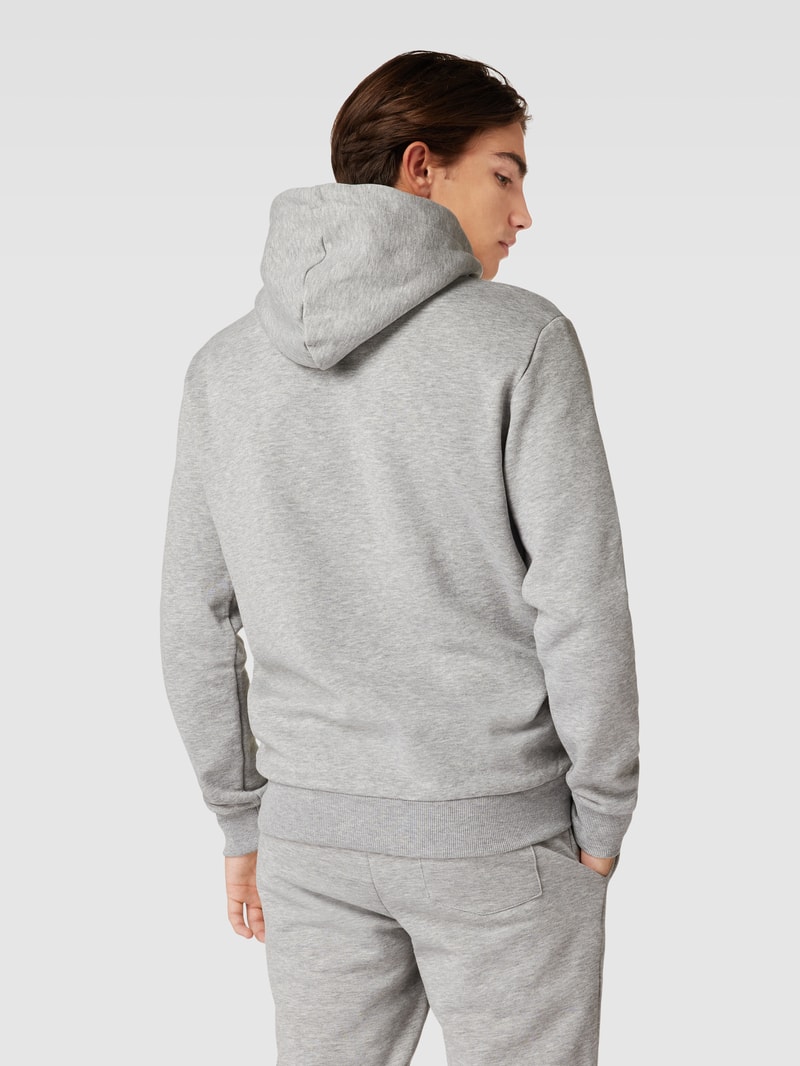 Hoodie in melierter Optik Modell 'CERES' in hellgrau meliert